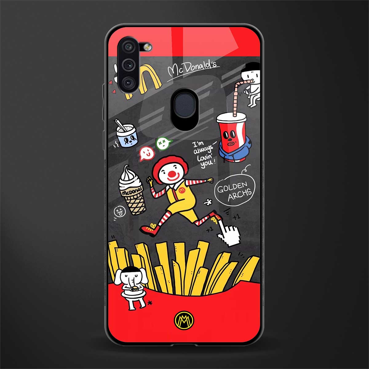 i'm always lovin' you glass case for samsung a11 image