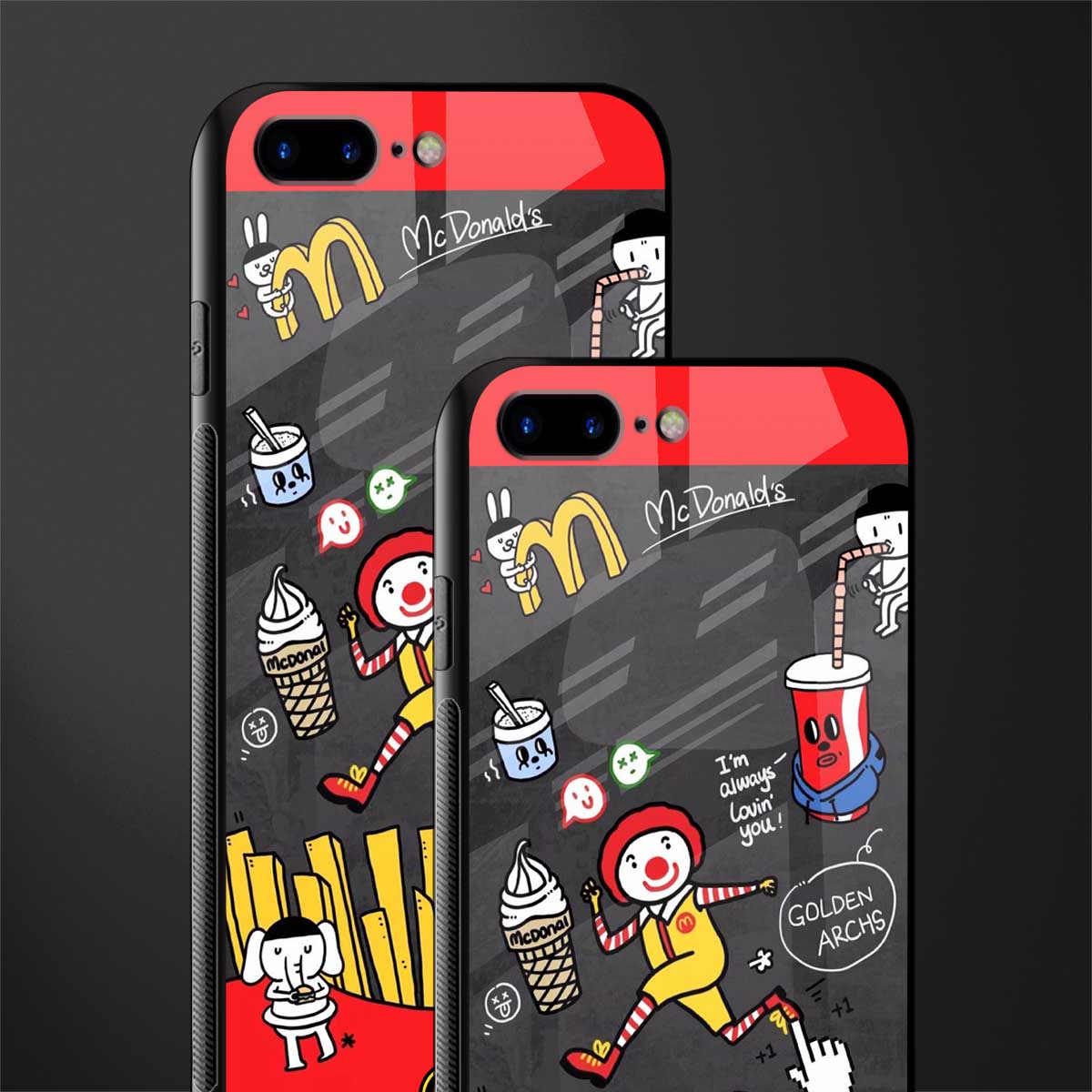 i'm always lovin' you glass case for iphone 7 plus image-2