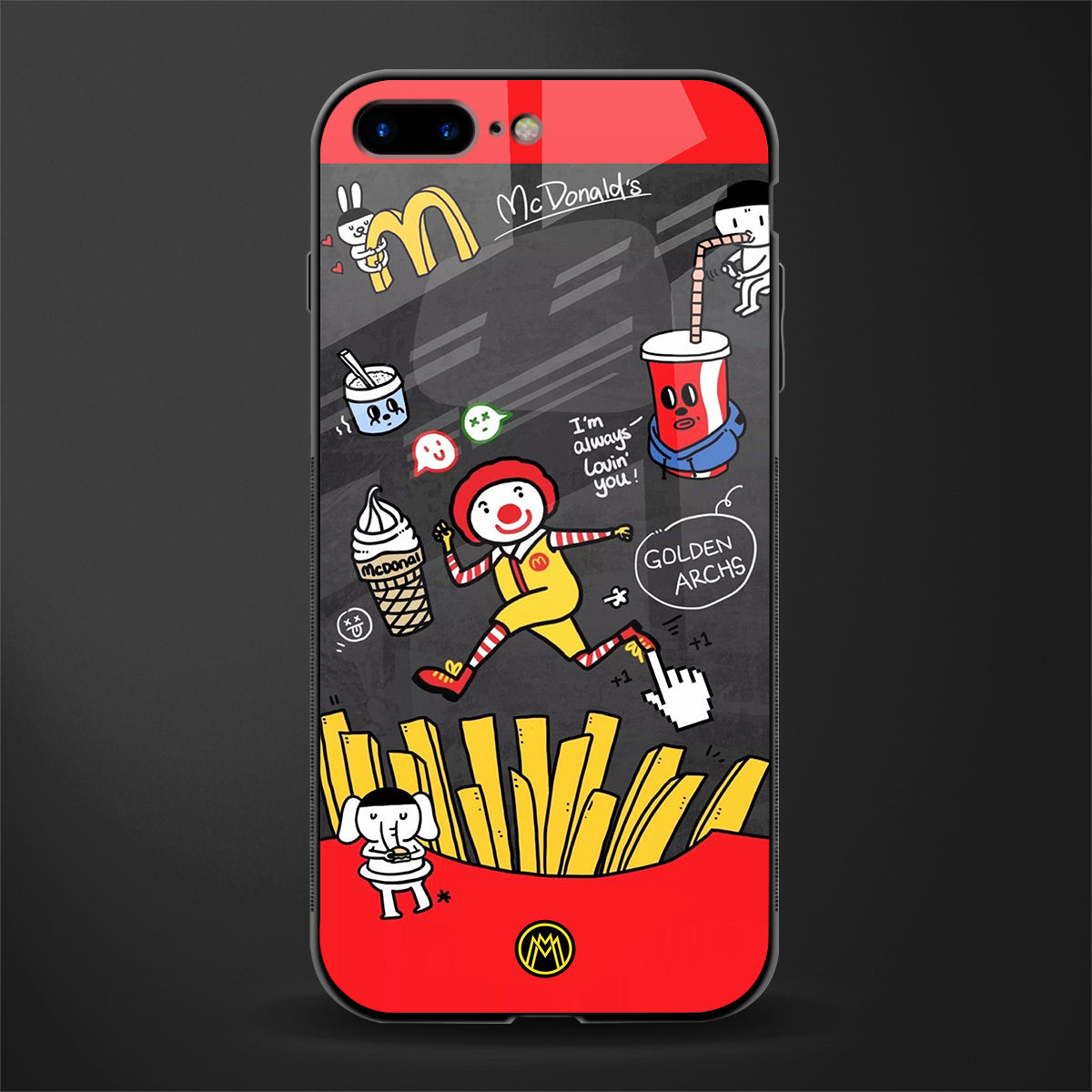 i'm always lovin' you glass case for iphone 8 plus image