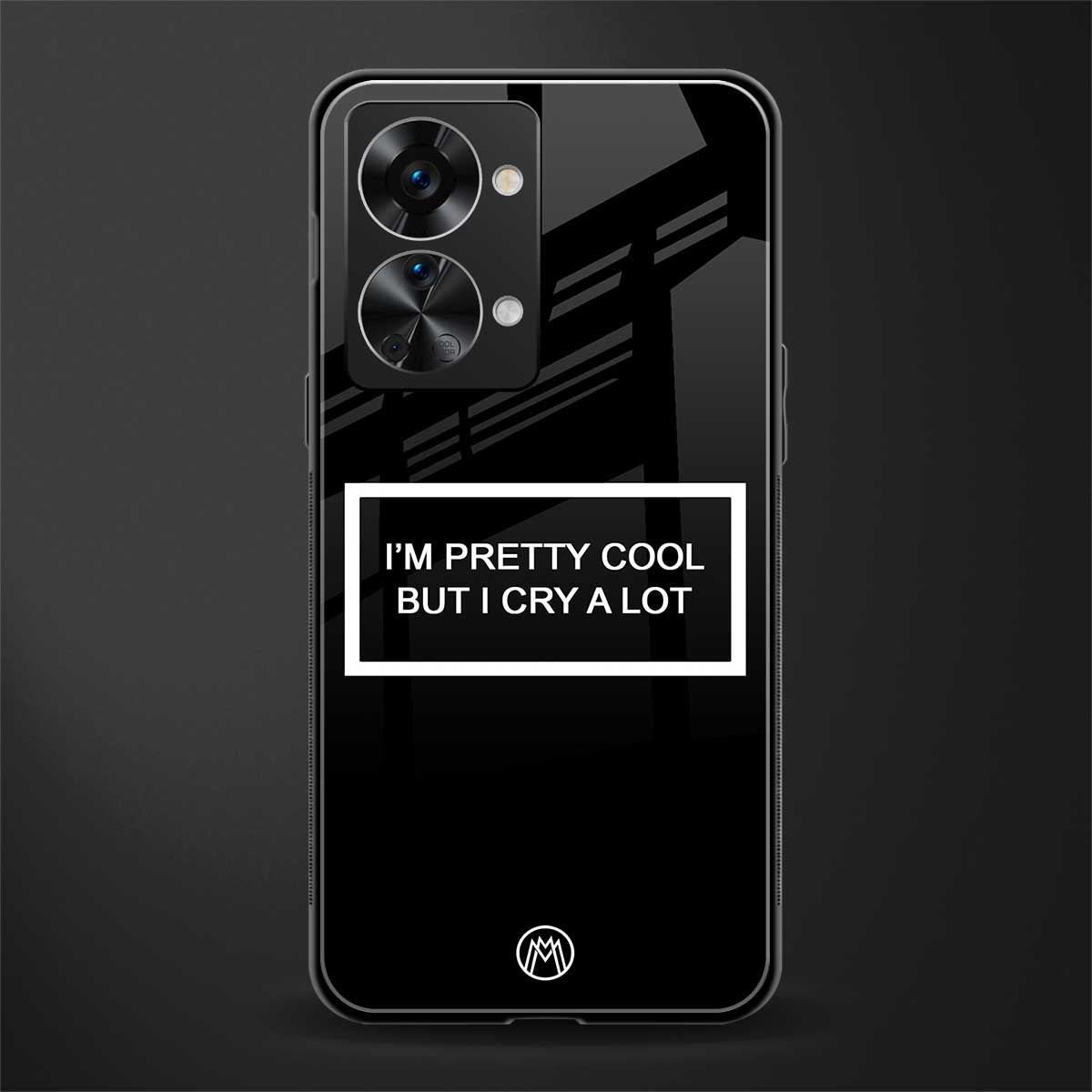 i'm pretty cool black edition glass case for phone case | glass case for oneplus nord 2t 5g