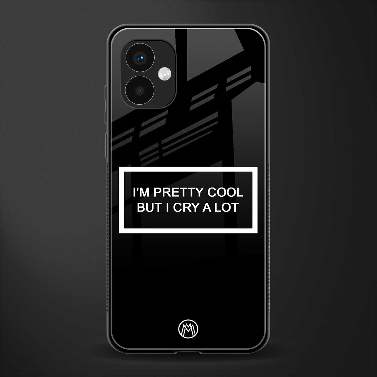 i'm pretty cool black edition back phone cover | glass case for samsung galaxy a04