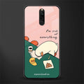 i'm sick of everything glass case for redmi 8 image
