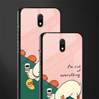 i'm sick of everything glass case for redmi 8a image-2
