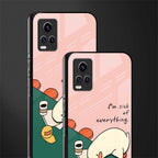 i'm sick of everything back phone cover | glass case for vivo y73