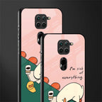 i'm sick of everything glass case for redmi note 9 image-2