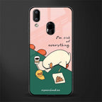 i'm sick of everything glass case for vivo y91 image