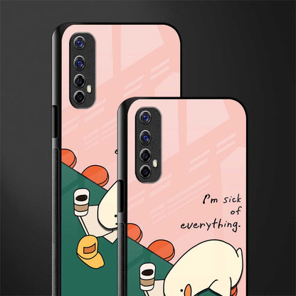 i'm sick of everything glass case for realme 7 image-2