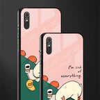 i'm sick of everything glass case for redmi 9a image-2