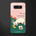 i'm sick of everything glass case for samsung galaxy note 8 image