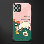 i'm sick of everything glass case for iphone 12 mini image