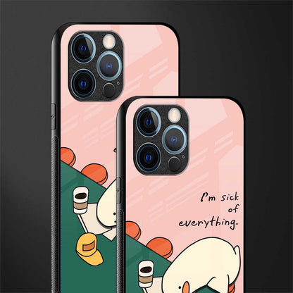 i'm sick of everything glass case for iphone 12 pro image-2