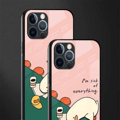 i'm sick of everything glass case for iphone 12 pro max image-2