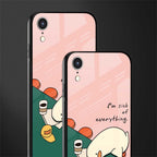 i'm sick of everything glass case for iphone xr image-2
