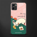 i'm sick of everything back phone cover | glass case for vivo y72