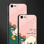 i'm sick of everything glass case for iphone 8 image-2