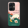 i'm sick of everything back phone cover | glass case for vivo t1 44w 4g