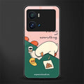 i'm sick of everything back phone cover | glass case for iQOO 9 Pro