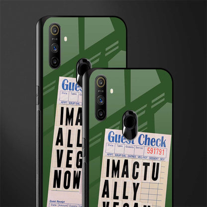 i'm vegan glass case for realme narzo 20a image-2