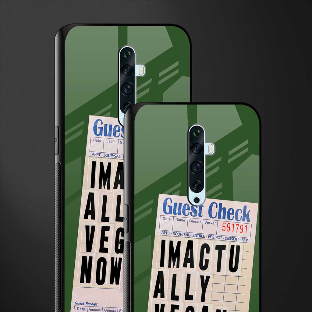 i'm vegan glass case for oppo reno 2z image-2