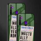 i'm vegan glass case for realme 5 pro image-2