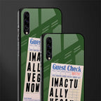 i'm vegan glass case for samsung galaxy a30s image-2