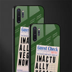 i'm vegan glass case for samsung galaxy note 10 plus image-2