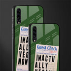 i'm vegan glass case for samsung galaxy a70 image-2