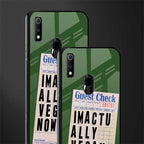 i'm vegan glass case for realme 3 pro image-2