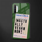 i'm vegan glass case for realme x2 image