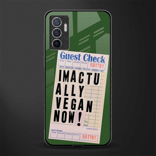 i'm vegan glass case for vivo v23e image