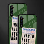 i'm vegan glass case for realme x50 pro image-2