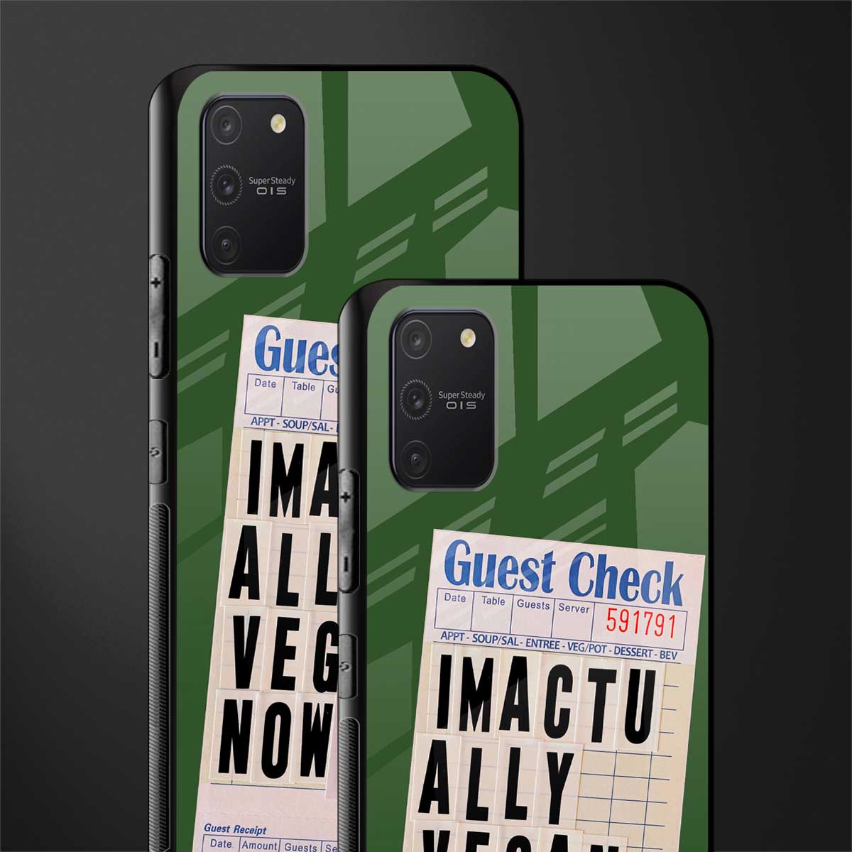 i'm vegan glass case for samsung galaxy s10 lite image-2