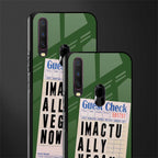 i'm vegan glass case for vivo y15 image-2