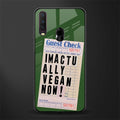 i'm vegan glass case for vivo y12 image