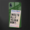 i'm vegan glass case for vivo y91i image