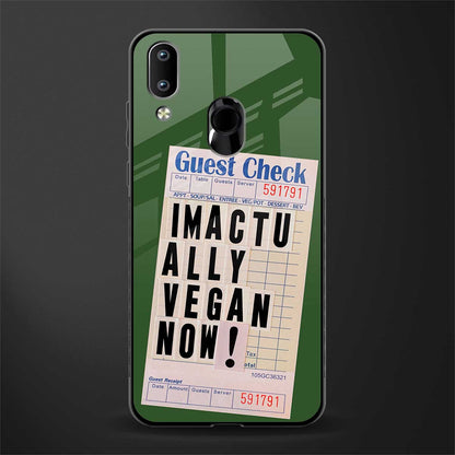 i'm vegan glass case for vivo y95 image