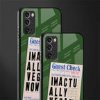 i'm vegan glass case for samsung galaxy note 20 image-2