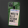 i'm vegan glass case for realme narzo 20 image