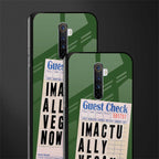 i'm vegan glass case for realme x2 pro image-2