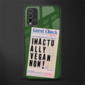 i'm vegan glass case for redmi 9 power image