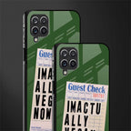 i'm vegan glass case for samsung galaxy a12 image-2