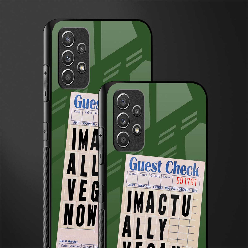 i'm vegan glass case for samsung galaxy a32 4g image-2