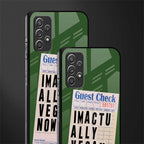 i'm vegan glass case for samsung galaxy a32 4g image-2