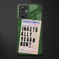 i'm vegan glass case for redmi note 10 pro max image