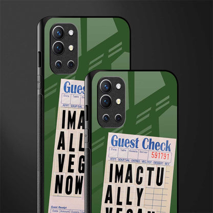 i'm vegan glass case for oneplus 9r image-2