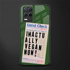 i'm vegan glass case for realme narzo 30 5g image