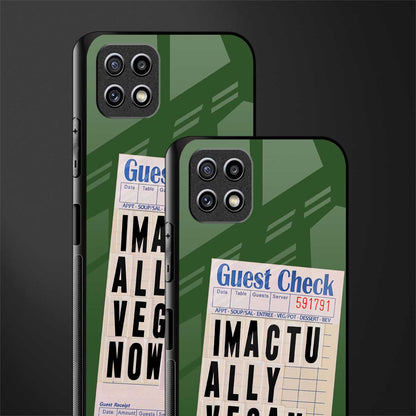 i'm vegan glass case for samsung galaxy a22 5g image-2