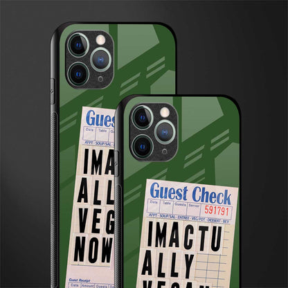 i'm vegan glass case for iphone 11 pro max image-2