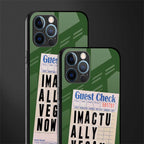 i'm vegan glass case for iphone 12 pro max image-2