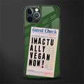 i'm vegan glass case for iphone 12 pro max image